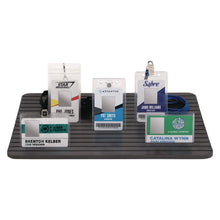 Load image into Gallery viewer, ID Badge Tray, 15 Slots, 60 Badge Capacity, 15.3 x 11.4, Black