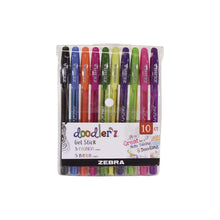Load image into Gallery viewer, Doodler'z Gel Pen, Stick, Bold 1 mm, Assorted Fashion/Neon Ink and Barrel Colors, 10/Pack