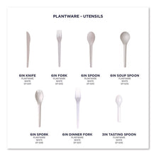Load image into Gallery viewer, Plantware Compostable Cutlery, Knife, Plastic, Pearl White, 50/Pack, 20 Packs/Carton