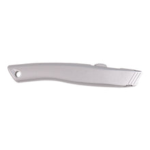 Load image into Gallery viewer, Aluminum Safety Cutter with Ceramic Blade, Aluminum Handle, Silver