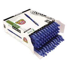Load image into Gallery viewer, Z-Grip Ballpoint Pen, Retractable, Medium 1 mm, Blue Ink, Blue/Clear Barrel, 48/Pack