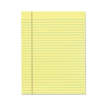 Load image into Gallery viewer, "The Legal Pad" Glue Top Pads, Wide/Legal Rule, (50) Canary Yellow 8.5 x 11 Sheets, 12/Pack