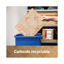Load image into Gallery viewer, Curbside Recyclable Padded Mailer, #5, Bubble Cushion, Self-Adhesive Closure, 12 x 17.25, Natural Kraft, 100/Carton