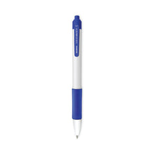 Load image into Gallery viewer, Sarasa Dry X20+ Gel Pen with Antimicrobial Product Protection, Retractable, Fine 0.7 mm, Blue Ink, White/Blue Barrel, Dozen