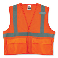 Load image into Gallery viewer, GloWear 8220HL Class 2 Standard Mesh Hook and Loop Vest, Polyester, 2X-Large/3X-Large, Orange