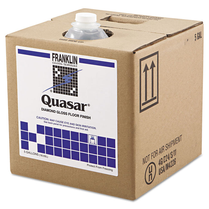 Quasar High Solids Floor Finish, 5gal Box