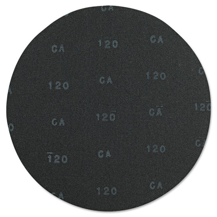 Sanding Screens, 20" Diameter, 120 Grit, Black, 10/Carton