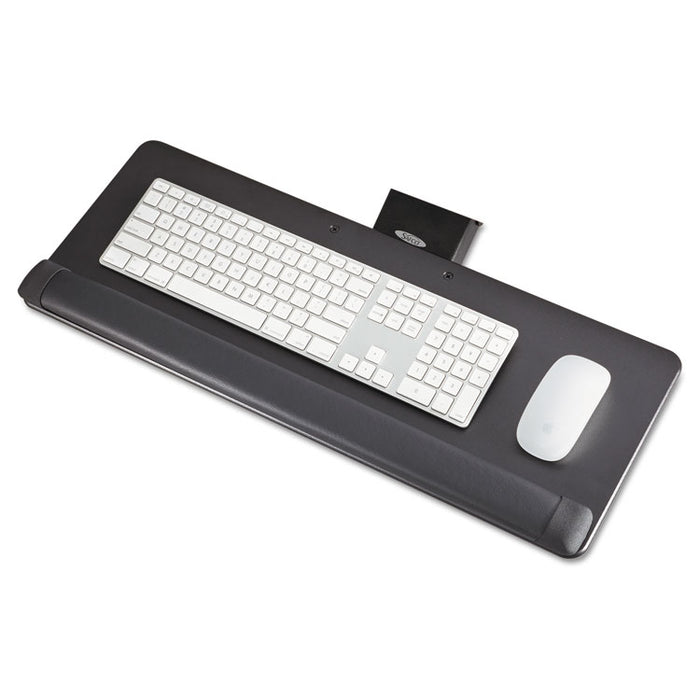 Knob-Adjust Keyboard Platform, 25w x 9.5d, Black