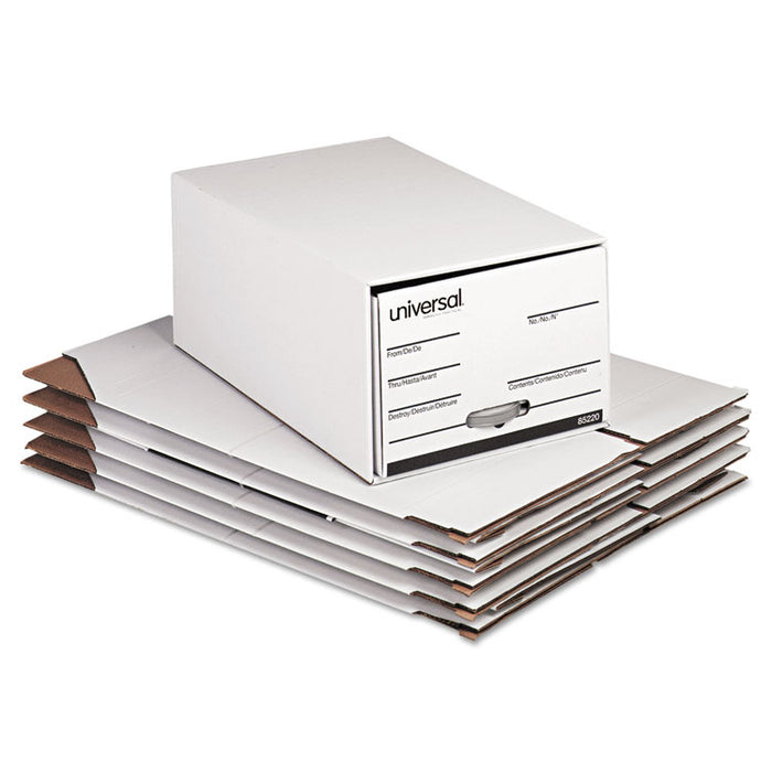 Economy Storage Drawer Files, Legal Files, White, 6/Carton