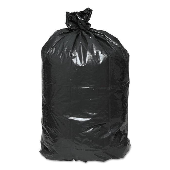 Linear Low Density Recycled Can Liners, 33 gal, 1.65 mil, 33" x 39", Black, 100/Carton