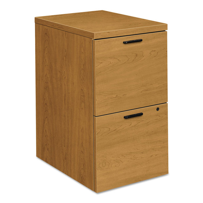 10500 Series Mobile Pedestal File, Left or Right, 2 Legal/Letter-Size File Drawers, Harvest, 15.75" x 22.75" x 28"