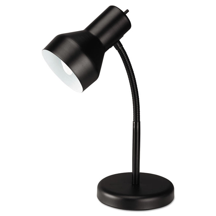 Task Lamp, 6"w x 7.5"d x 16"h, Black