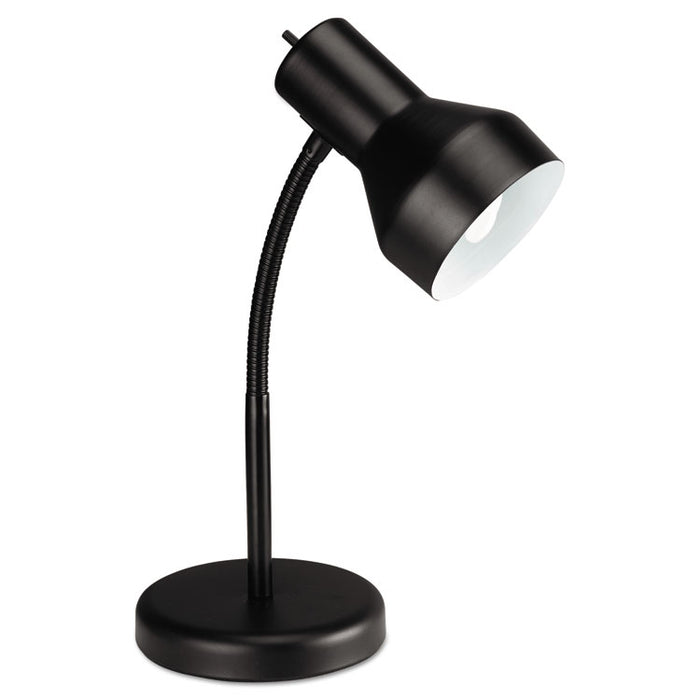 Task Lamp, 6"w x 7.5"d x 16"h, Black