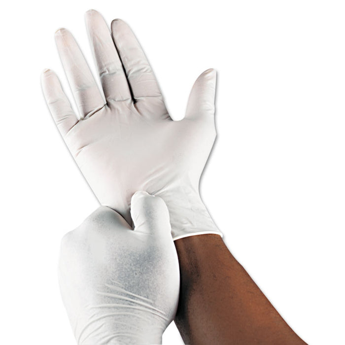 Latex Exam Gloves, Powder-Free, Large, 100/Box