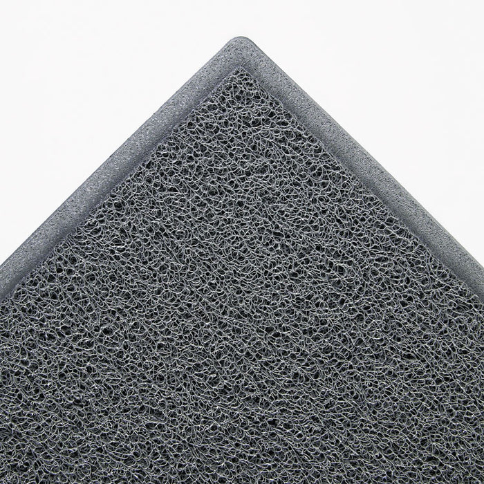 Dirt Stop Scraper Mat, Polypropylene, 36 x 60, Slate Gray