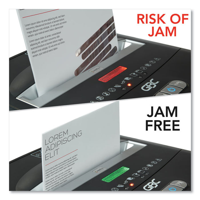 DX18-13 Cross-Cut Jam Free Shredder, 18 Manual Sheet Capacity