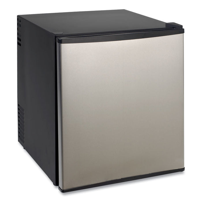 1.7 Cu.Ft Superconductor Compact Refrigerator, Black/Stainless Steel