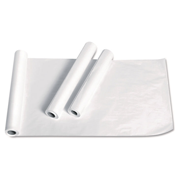 Exam Table Paper, Deluxe Crepe, 21" x 125 ft, White, 12/Carton