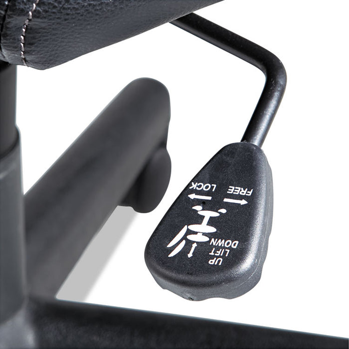 Executive Swivel/Tilt Chair, Supports Up to 250 lbs, 16.93" to 20.67" Seat Height, Black