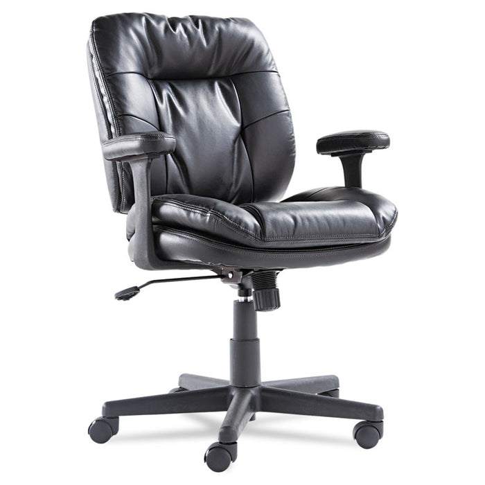Executive Swivel/Tilt Chair, Supports Up to 250 lbs, 16.93" to 20.67" Seat Height, Black