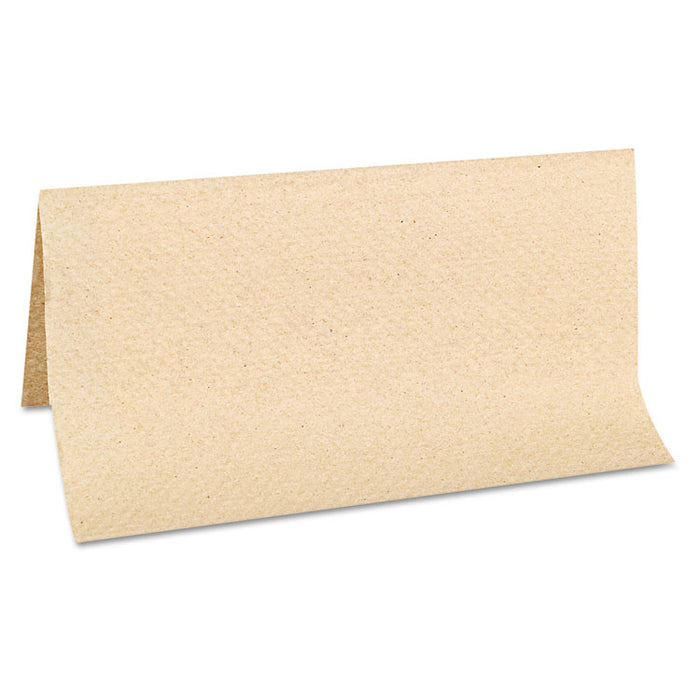 Singlefold Paper Towels, 9 x 9.45, Natural, 250/Pack, 16 Packs/Carton