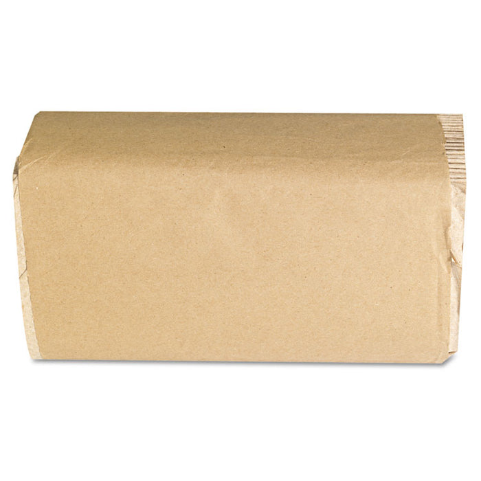 Singlefold Paper Towels, 9 x 9.45, Natural, 250/Pack, 16 Packs/Carton