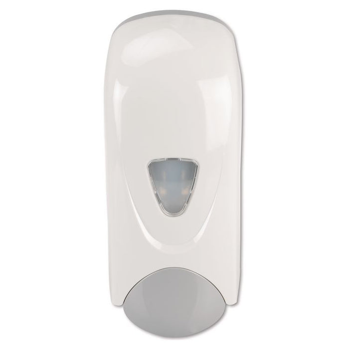 Foam-eeze Bulk Foam Soap Dispenser with Refillable Bottle, 1,000 mL, 4.88 x 4.75 x 11, White/Gray