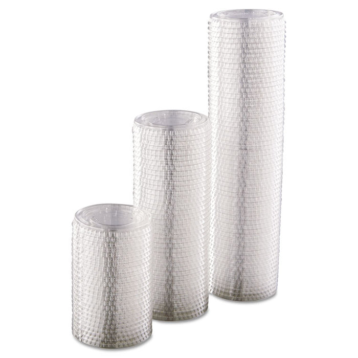 Portion/Souffle Cup Lids, Fits 1.5 oz to 2.5 oz Portion Cups, Plastic, Clear, 2,500/Carton