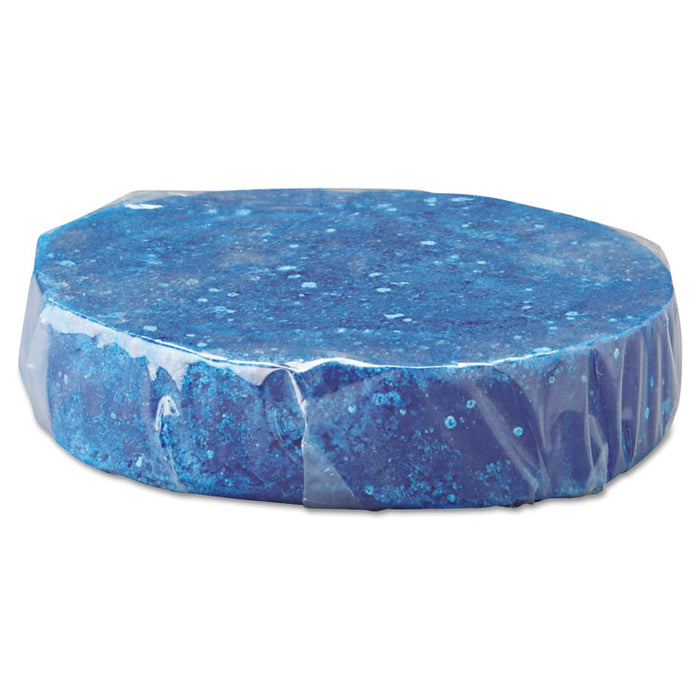 Eco-Fresh Non-Para Enzymatic Urinal Block with Enzymes, Cherry Scent, 2.5 oz, Blue, 12/Box