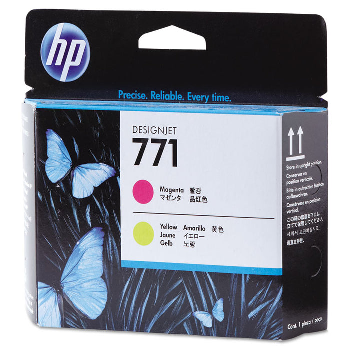 HP 771 (CE018ACT) Magenta/Yellow Printhead, 24/Carton