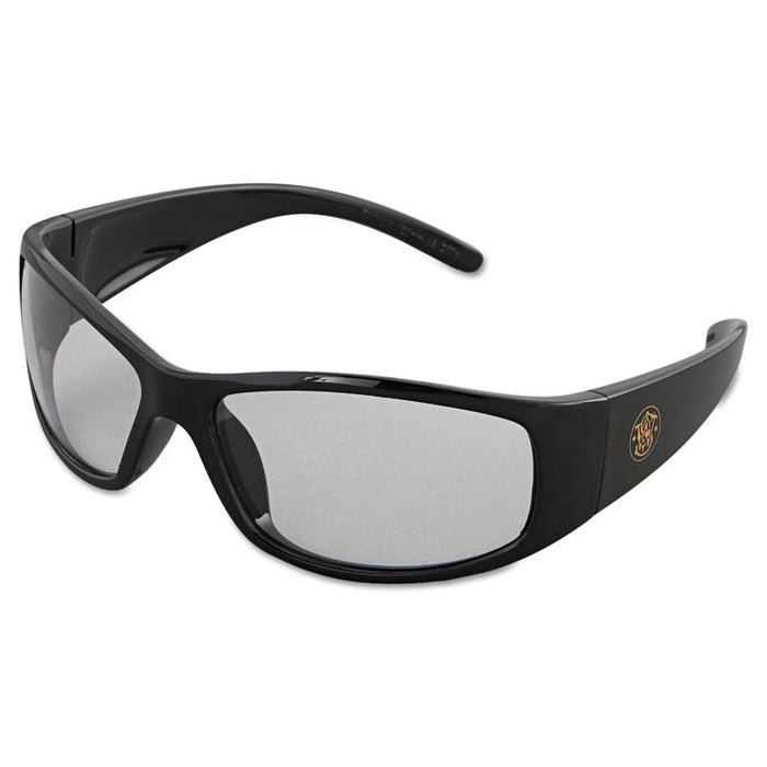 Elite Safety Eyewear, Black Full Frame, Clear Dual Lens
