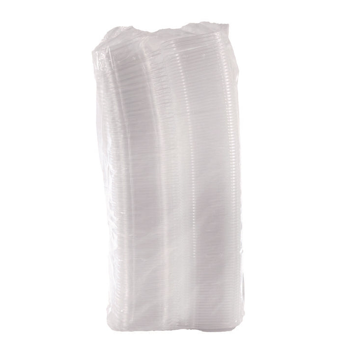 ClearPac SafeSeal Tamper-Resistant/Evident Containers, Flat Lid, 8 oz, Clear, Plastic, 100/Bag, 2 Bags/Carton