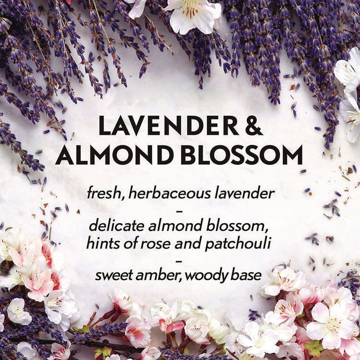 Essential Mist Starter Kit, Lavender and Almond Blossom, 0.67 oz Bottle, 4/Carton