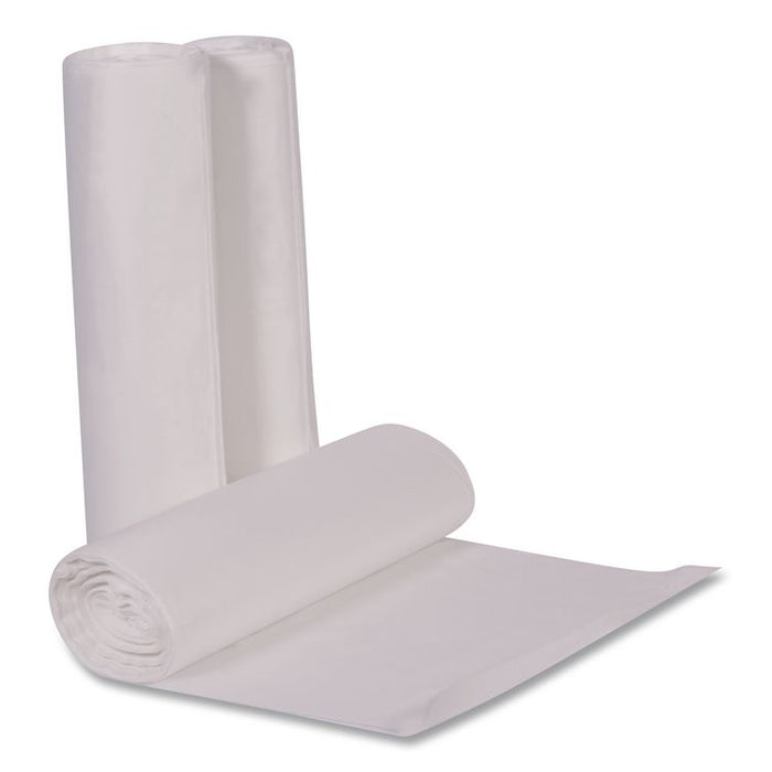 Linear Low Density Can Liners with AccuFit Sizing, 55 gal, 1.3 mil, 40" x 53", Black, 50/Box