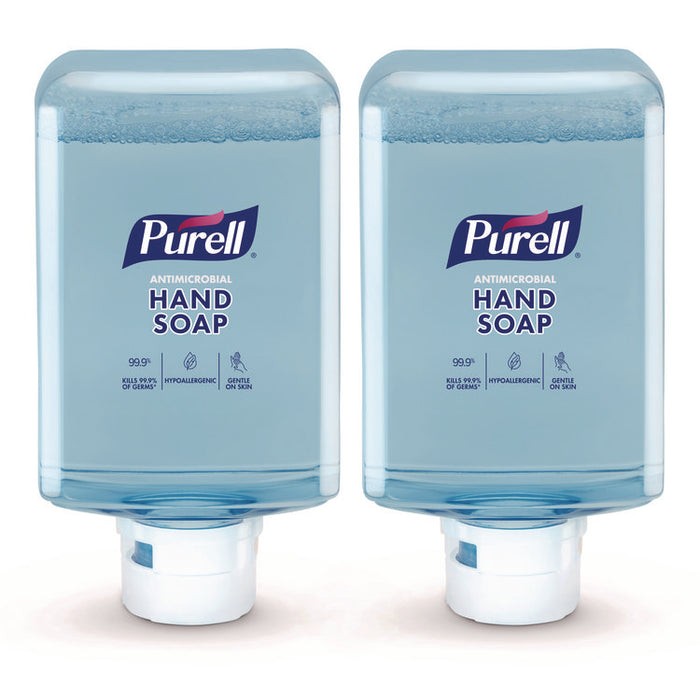 Antimicrobial Foaming Hand Soap Refill, For ES10 Dispensers, Plum Scent, 1,200 mL, 2/Carton