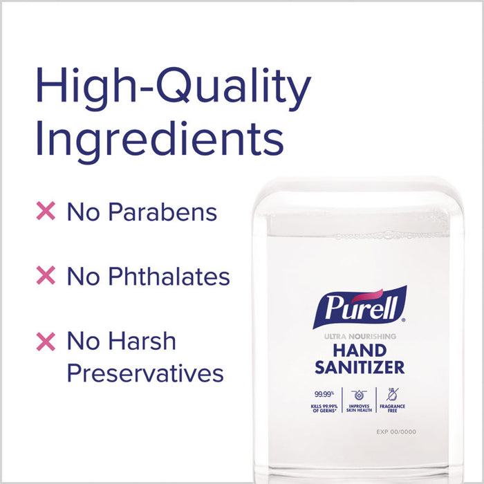 Advanced Hand Sanitizer ULTRA NOURISHING Foam, For ES10 Dispensers, 1,200 mL Refill, Fragrance-Free, 2/Carton