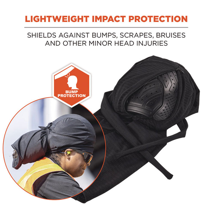 Skullerz 8941 Mesh Dreadlock Tube and Bump Cap Insert, Large to X-Large, 0.2" Insert, Black