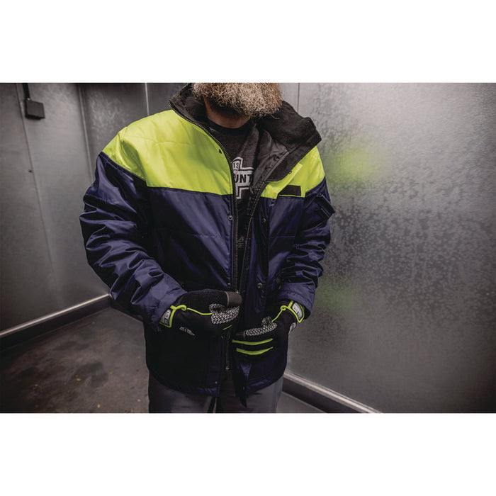 N-Ferno 6476 Insulated Freezer Jacket, 2X-Large, Navy