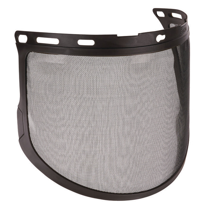 Skullerz 8999 Mesh Face Shield Replacement for Hard Hat and Safety Helmet, Black