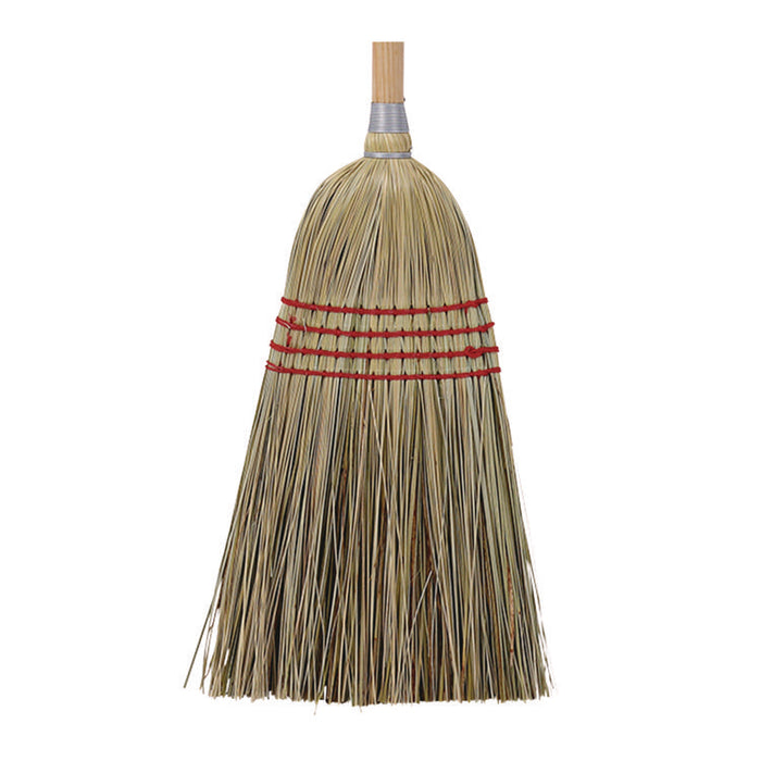 Cleaning Kit, Medium Blue Cotton/Rayon/Synthetic Head, 60" Natural/Yellow Wood/Metal Handle