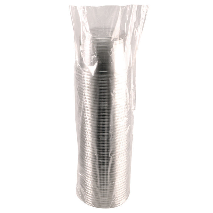 Recycleware Round Deli Container, 16 oz, 4.6" Diameter x 3" h, Clear, Plastic, 500/Carton