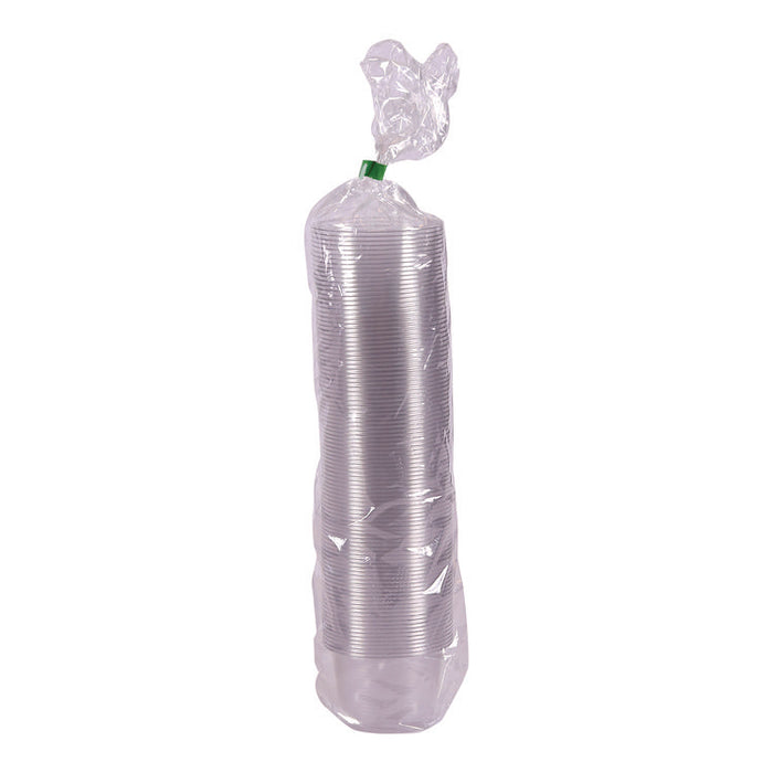 Renewable and Compostable Portion Cups, 4 oz, Plastic, Clear, 100/Pack, 20 Packs/Carton