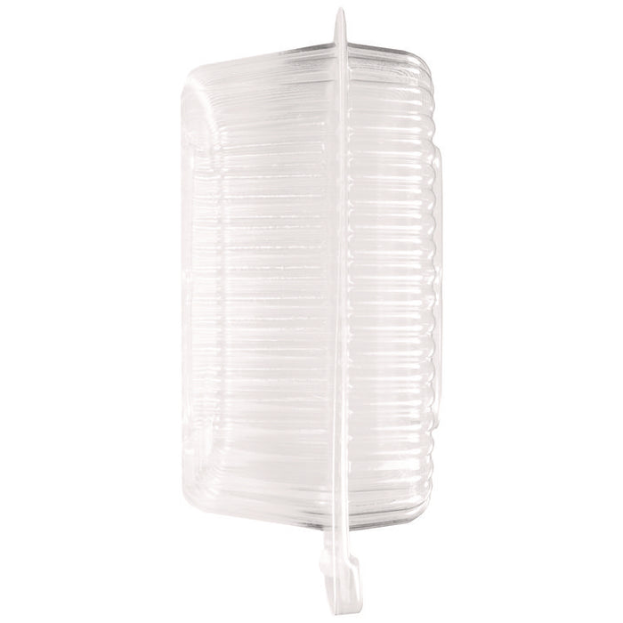 Handi-Lock Single Compartment Food Container, 26 oz, 6.5 x 3.25 x 6.12, Clear, Plastic, 500/Carton
