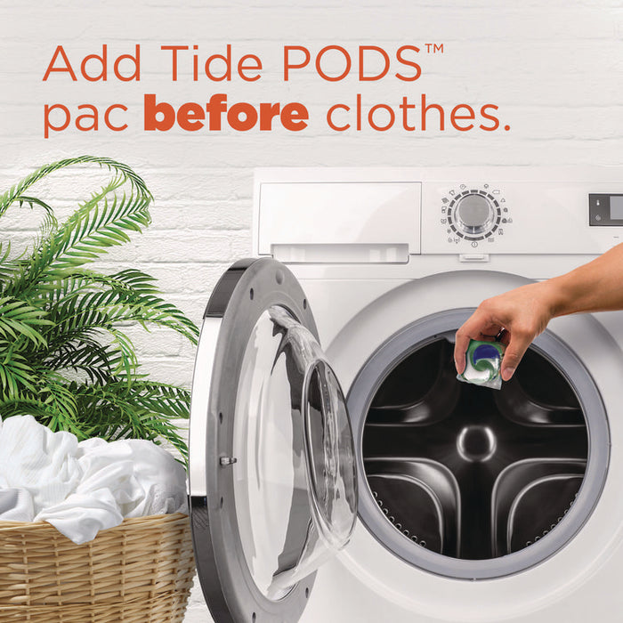 PODS Laundry Detergent, HE Compatible, Clean Breeze, 36 oz Tub, 42 Pacs/Tub, 4 Tubs/Carton