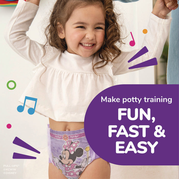 Pull-Ups Learning Designs Potty Training Pants for Girls, Size 2T-3T, 16 lbs to 34 lbs, 94/Carton