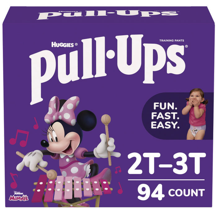 Pull-Ups Learning Designs Potty Training Pants for Girls, Size 2T-3T, 16 lbs to 34 lbs, 94/Carton