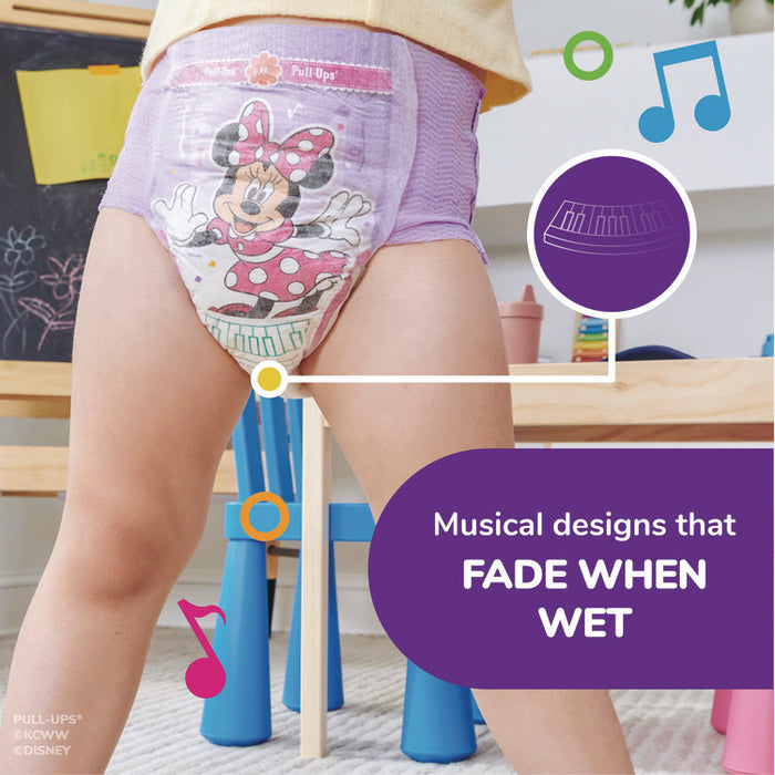 Learning Designs Potty Training Pants for Girls, Size 5, 3T-4T, 32 lbs to 40 lbs, 84/Carton