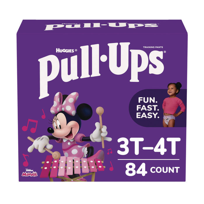 Learning Designs Potty Training Pants for Girls, Size 5, 3T-4T, 32 lbs to 40 lbs, 84/Carton
