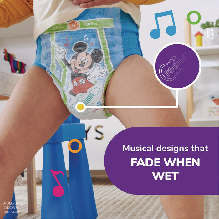 Learning Designs Potty Training Pants for Boys, Size 6, 4T-5T, 38 lbs to 50 lbs, 74/Carton