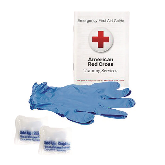 9-Piece CPR and Sprains Treatment Pack, Resealable Plastic Bag